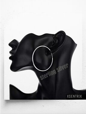 NOT FOR SALE ▪︎▪︎ STERLING SILVER HOOPZ 925